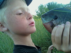 Garrett and fish