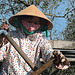 vietnamese woman at the oars