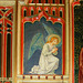 Detail of altarpiece, St Margaret's Church, Hornby, Lancashire