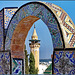 Tunisi : il Minareto Sidi Youssef sopra la Medina