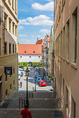 Blick zum Elias-Holl-Platz
