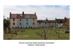 Church Lane from the churchyard - 23.7.2015