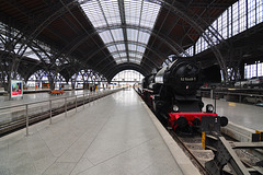 Leipzig 2015 – Hauptbahnhof – Steam Engine 52 5448-7
