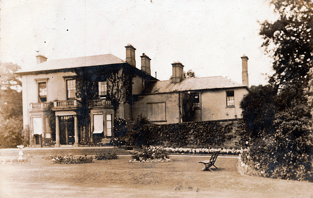 Garden Front, Willington Hall, Derbyshire c1912