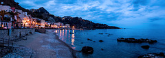 Gardini Naxos during the blue hour