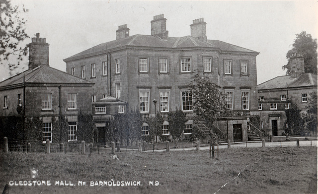 Gledstone Hall, North Yorkshire (Demolished 1920s)