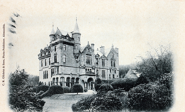 Kilmahew Castle, (or House) Cardross, Argyll and Bute (Demolished c1995)