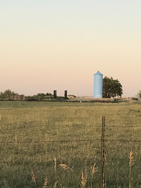 Water tower near Meade Colorado