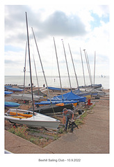Bexhill Sailing Club dinghies maintenance 10 9 2022