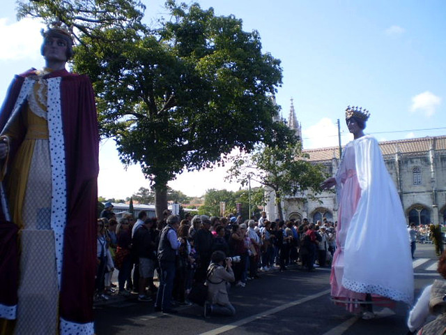 Giant characters of Aranda de Duero, Castilla-León.