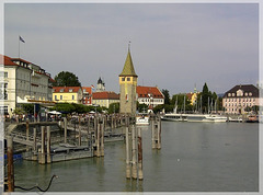 Lindau - Hafen mit Mangturm