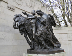 belgium monument, embankment, london