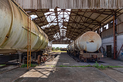 Sagua la Grande - railway wagon workshop