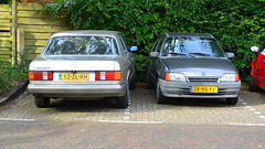 Two cars from the 1990s