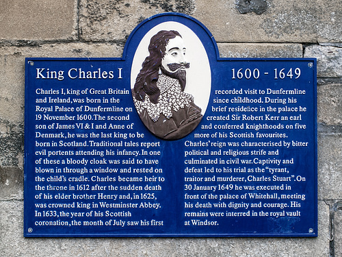 Charles I Plaque