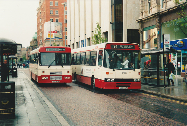 Citybus (Belfast) NXI 4635 and YXI 1457 - 5 May 2004