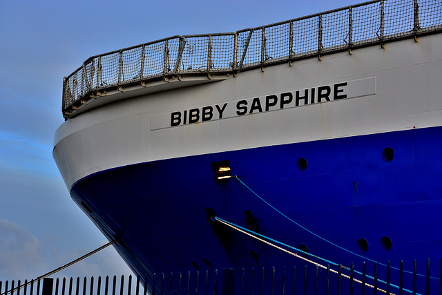 Bibby Sapphire. Dive support vessel