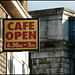 cafe open sign