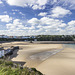 Tenby North Sands skyscape from Castle Hill 1