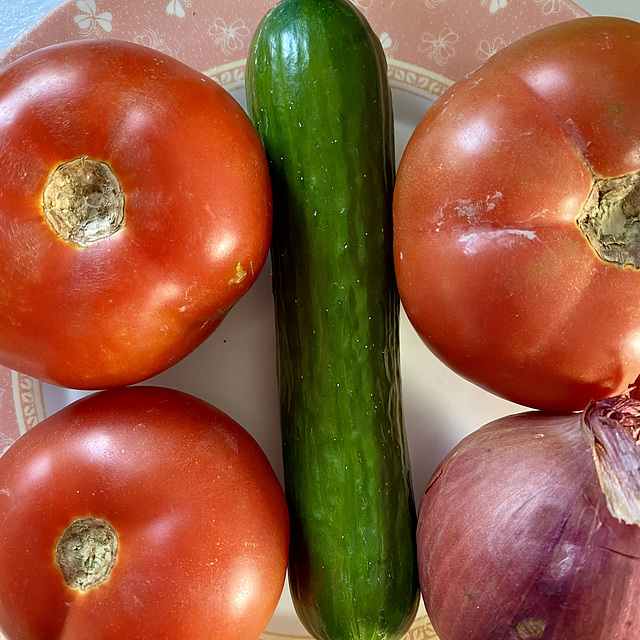 Chania 2021 – Tomatoes, cucumber and onion