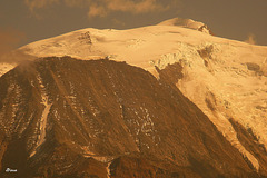 Aiguille du Gouter, Dôme du Gouter et Mt blanc