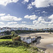 Tenby North Sands skyscape from Castle Hill 2