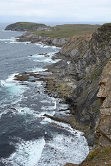 The Children of Lir Loop walk: Atlantic coastal cliffs.