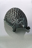 Small Hedgehog shape ornamental cast metal container