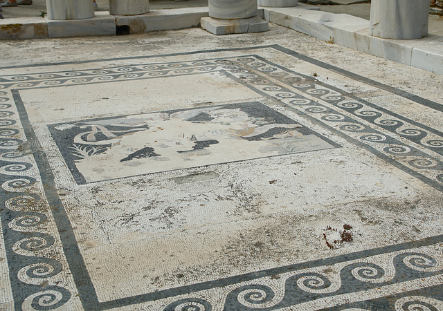 Mosaic floor - House of Dionysos, Delos