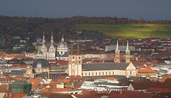 Würzburg, Altstadt mit Dom und Neumünster