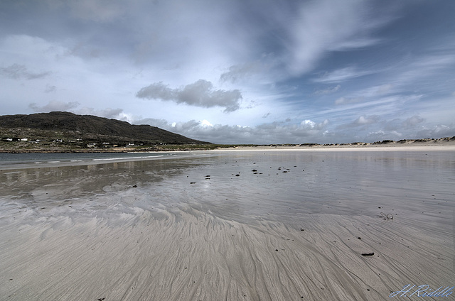 The silver sands and silver skies of Dogs Bay