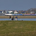 Photographers along the river Waal