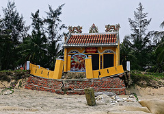 vietnamese  broken temple