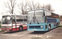 Ferrers G856 VAY and Storey’s YYL 775T in Ely – 29 Dec 1989 (109-08)