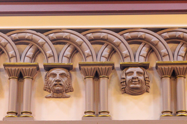 Detail of West Gallery, St Anne's Church, Aigburth, Liverpool