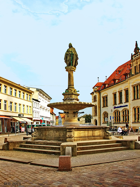 Güstrow, Borwin-Brunnen