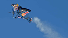 Wingsuit over the Hahnenkamm