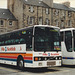 Fife Scottish IIL 3504 (E626 UNE, GIL 2967, E937 XSB) and Durham Travel P57 XNL in Edinburgh - 2 Aug 1997 (362-33)
