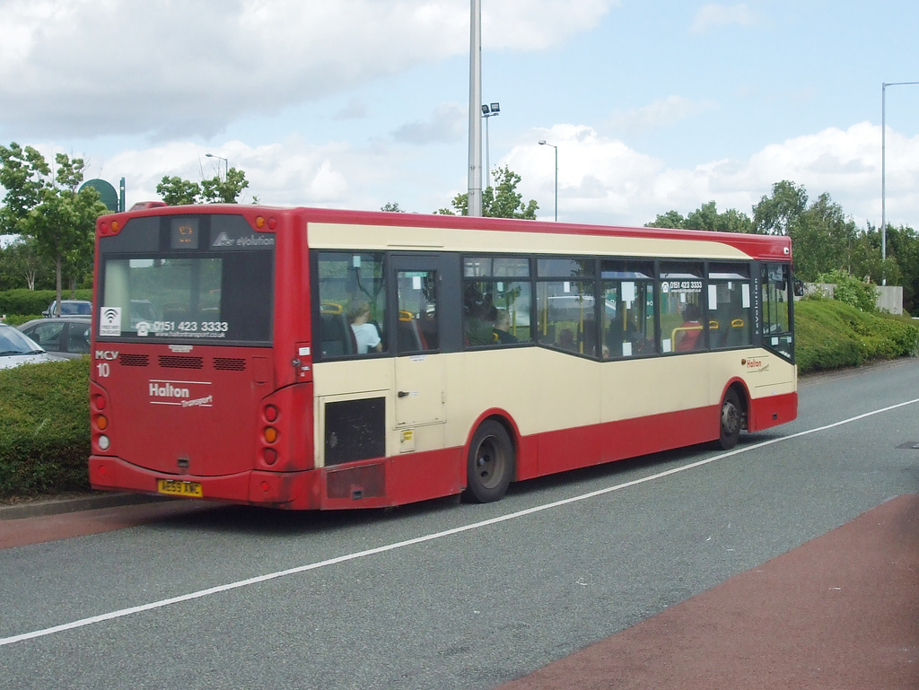 DSCF7706 Halton Borough Transport 10 (AE59 AWC) in Widnes - 15 Jun 2017