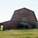 Old red barn (without the mule)