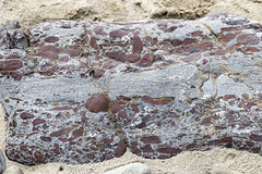 Nolton Haven channel lag deposit in beach boulder 2