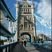 crossing Tower Bridge