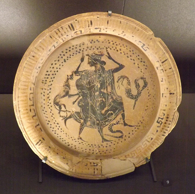 Black-Figure Plate with Peleus and Thetis in the Louvre, June 2013