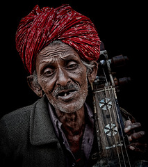 Street trabadour of Jaiselmer Rajasthan