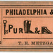 Philadelphia and Erie Railroad Ticket