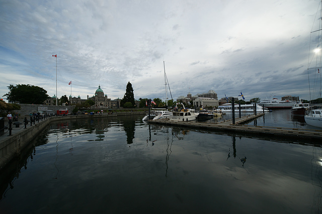 Victoria Harbour At Dusk