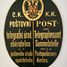 Prague 2019 – Post Office sign