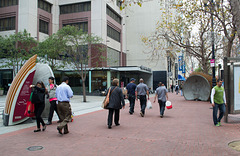SF downtown "Pause on Market"  (1239)