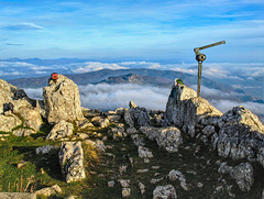 Cumbre de Artxueta, Sierra de Aralar, Navarra.