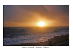 Sunset & Storm Jorge Seaford Bay 29 2 2020